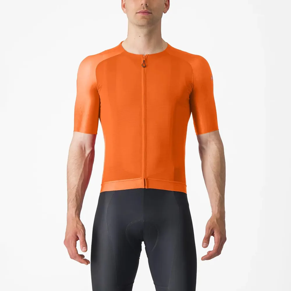 uPRISE Bikes Castelli Aero Race 7.0 Men's Short Sleeve Jersey - Brilliant Orange | Price match, 365 day return s, 18-Month Warranty, Finance Available & Free UK Delivery