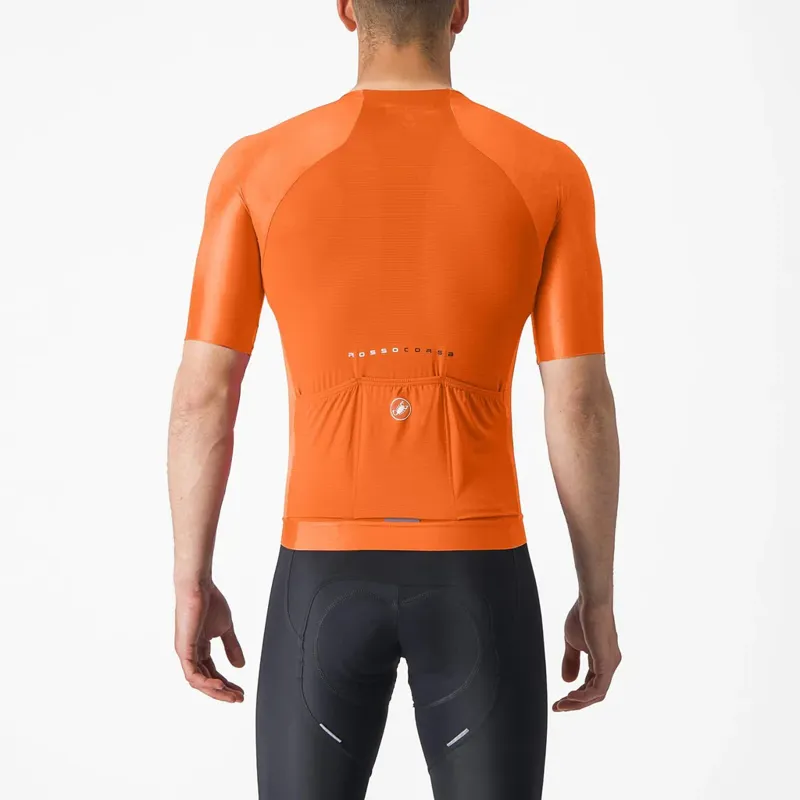 Castelli Aero Race 7.0 Men's Short Sleeve Jersey - Brilliant Orange-1