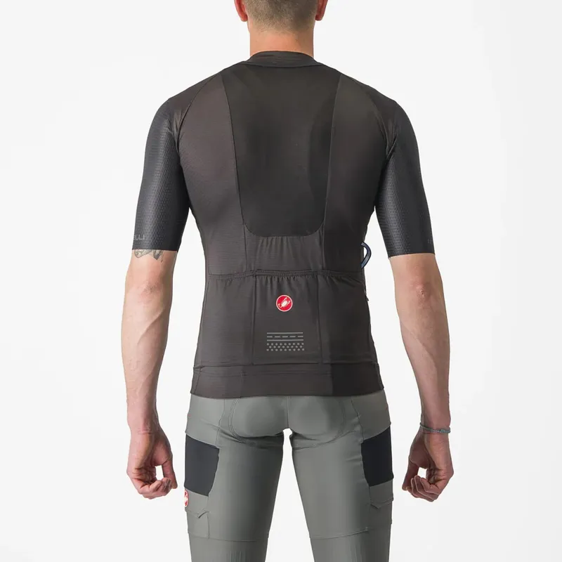 Castelli Unlimited Pro Men's Short Sleeve Jersey - Light Black-1