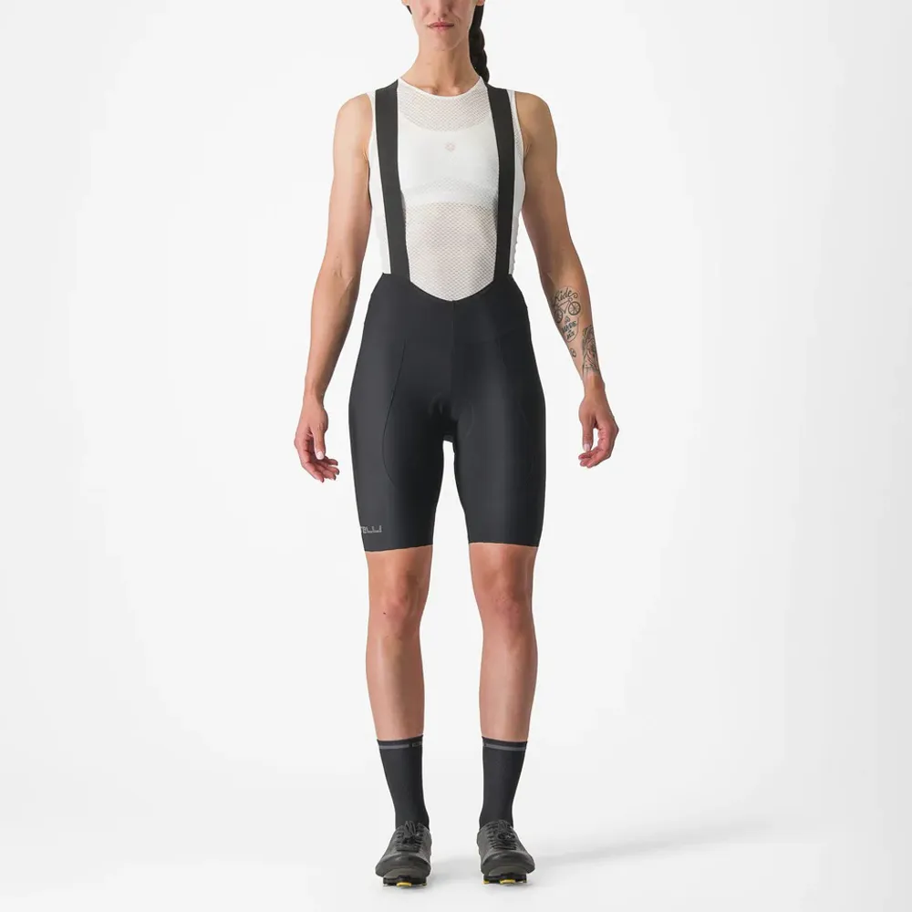 uPRISE Bikes Castelli Espresso DT Women's Bib Shorts - Black | Price match, 365 day return s, 18-Month Warranty, Finance Available & Free UK Delivery