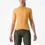 Castelli Espresso Women's Short Sleeve Jersey - Soft Orange/Deep Bordeaux