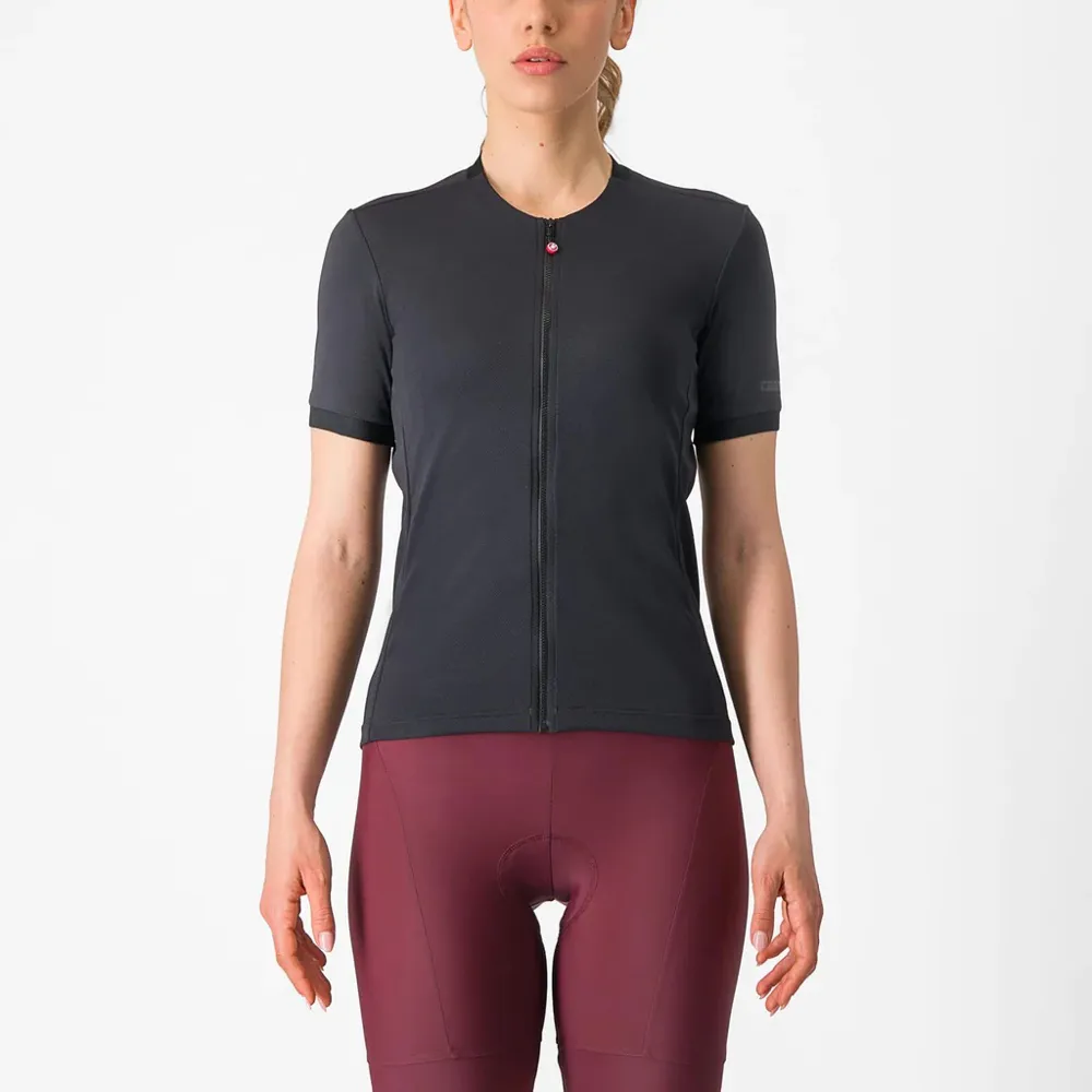 uPRISE Bikes Castelli Libera Women's Short Sleeve Jersey - Light Black | Price match, 365 day return s, 18-Month Warranty, Finance Available & Free UK Delivery