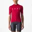 Castelli Dimensione Women's Short Sleeve Jersey - Rich Red/Hibiscus/White