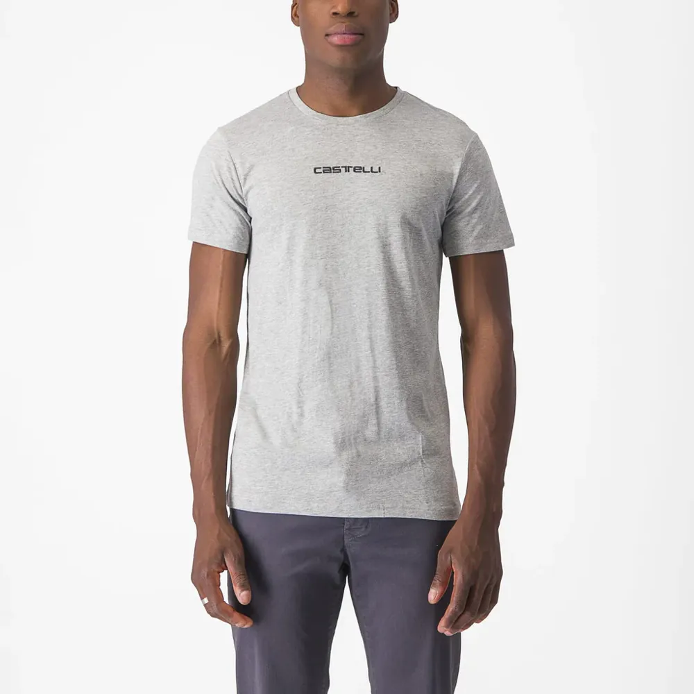 uPRISE Bikes Castelli Classico Men's T-Shirt - Grey | Price match, 365 day return s, 18-Month Warranty, Finance Available & Free UK Delivery