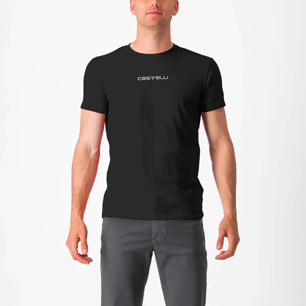 uPRISE Bikes Castelli Classico Men's T-Shirt - Black | Price match, 365 day return s, 18-Month Warranty, Finance Available & Free UK Delivery