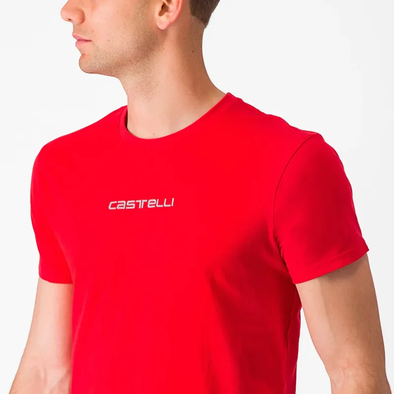 Castelli Classico Men's T-Shirt - Red-2