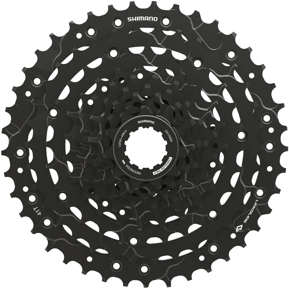 uPRISE Bikes Shimano CUES CS-LG300-9 Link Glide 9-Speed Cassette - 11-41T | Price match, 365 day return s, 18-Month Warranty, Finance Available & Free UK Delivery