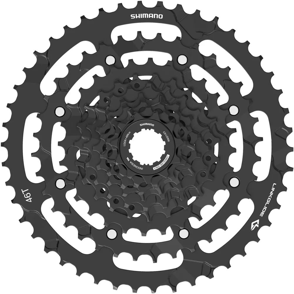 uPRISE Bikes Shimano CUES CS-LG300-9 Link Glide 9-speed Cassette - 11-46T | Price match, 365 day return s, 18-Month Warranty, Finance Available & Free UK Delivery