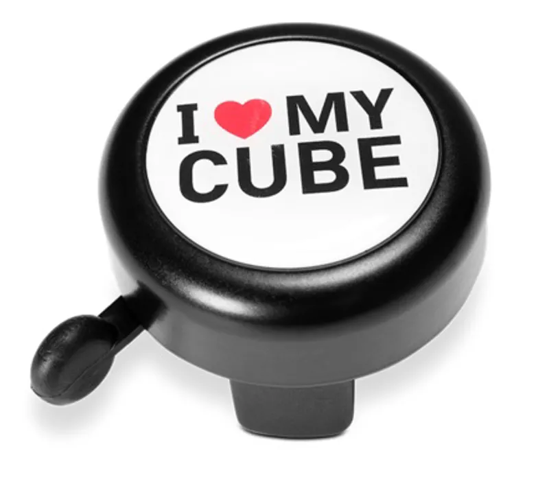 Cube I Love My Cube Bell - Black/White/ Red