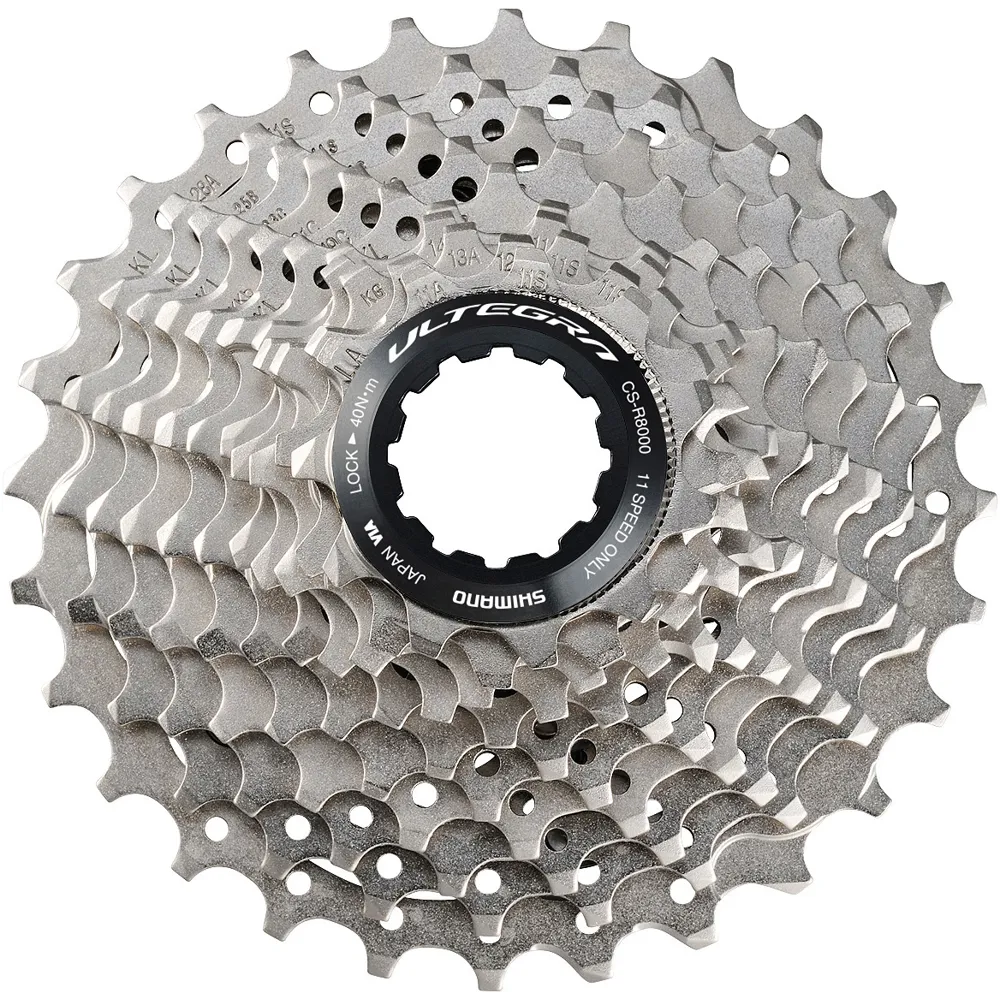 uPRISE Bikes Shimano CS-R8000 Ultegra 11 Speed Cassette - Silver - 11-32T | Price match, 365 day return s, 18-Month Warranty, Finance Available & Free UK Delivery