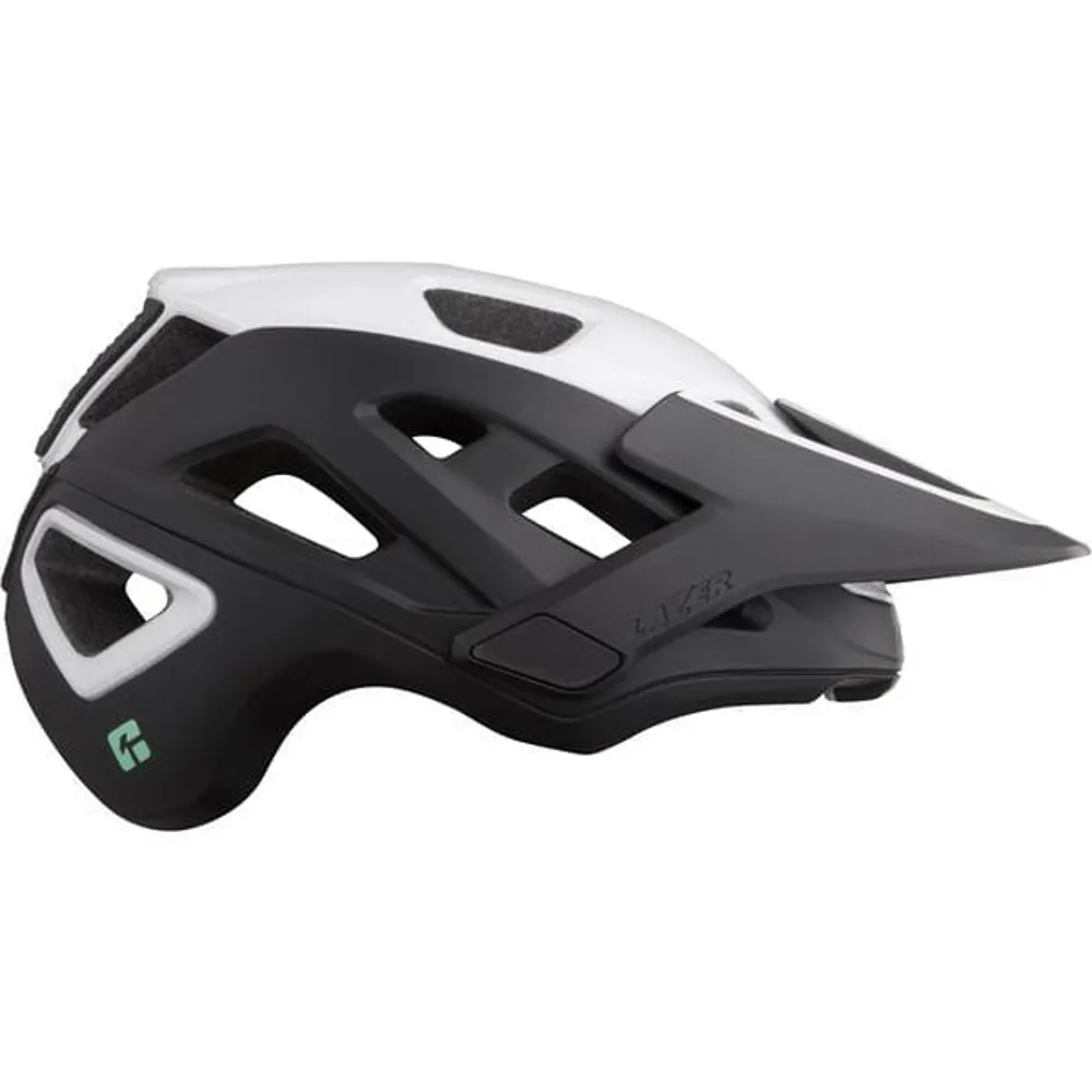 uPRISE Bikes Lazer Jackal KinetiCore MTB Helmet - Matt White/Black | Price match, 365 day return s, 18-Month Warranty, Finance Available & Free UK Delivery