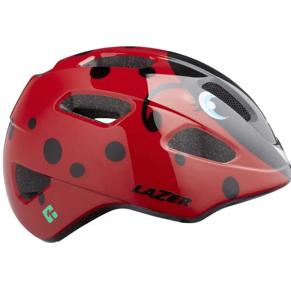 uPRISE Bikes Lazer PNut KinetiCore Kids Helmet - 46-50cm - Ladybug | Price match, 365 day return s, 18-Month Warranty, Finance Available & Free UK Delivery