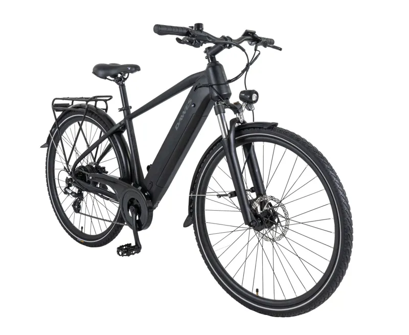 Dawes Spire 1.0 Crossbar Electric Hybrid Bike - Black-1