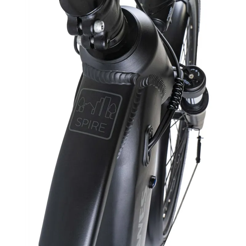 Dawes Spire 1.0 Crossbar Electric Hybrid Bike - Black-3