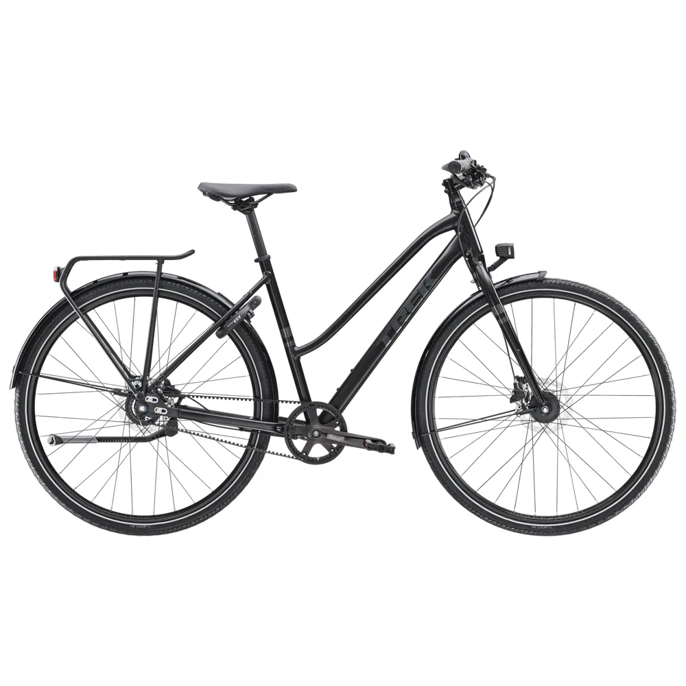 uPRISE Bikes Trek District 4 Stagger Equipped 2025 Hybrid Bike - Trek Black | Price match, 365 day return s, 18-Month Warranty, Finance Available & Free UK Delivery