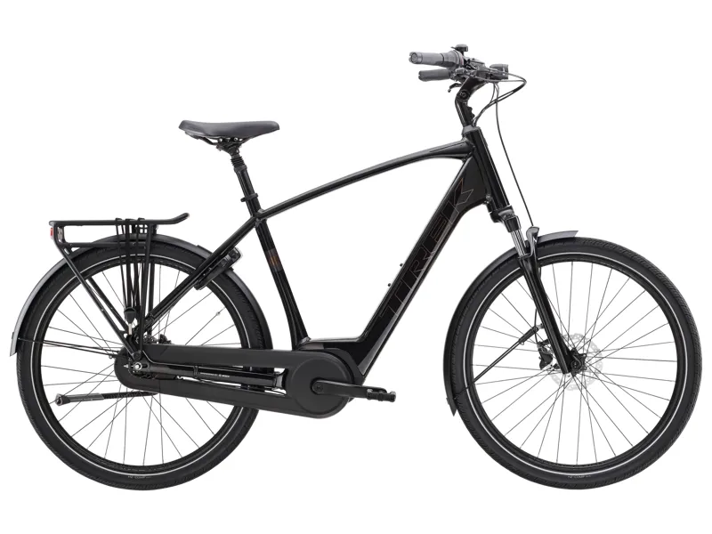 Trek District+ 2 400Wh 2026 Electric Hybrid Bike - Trek Black