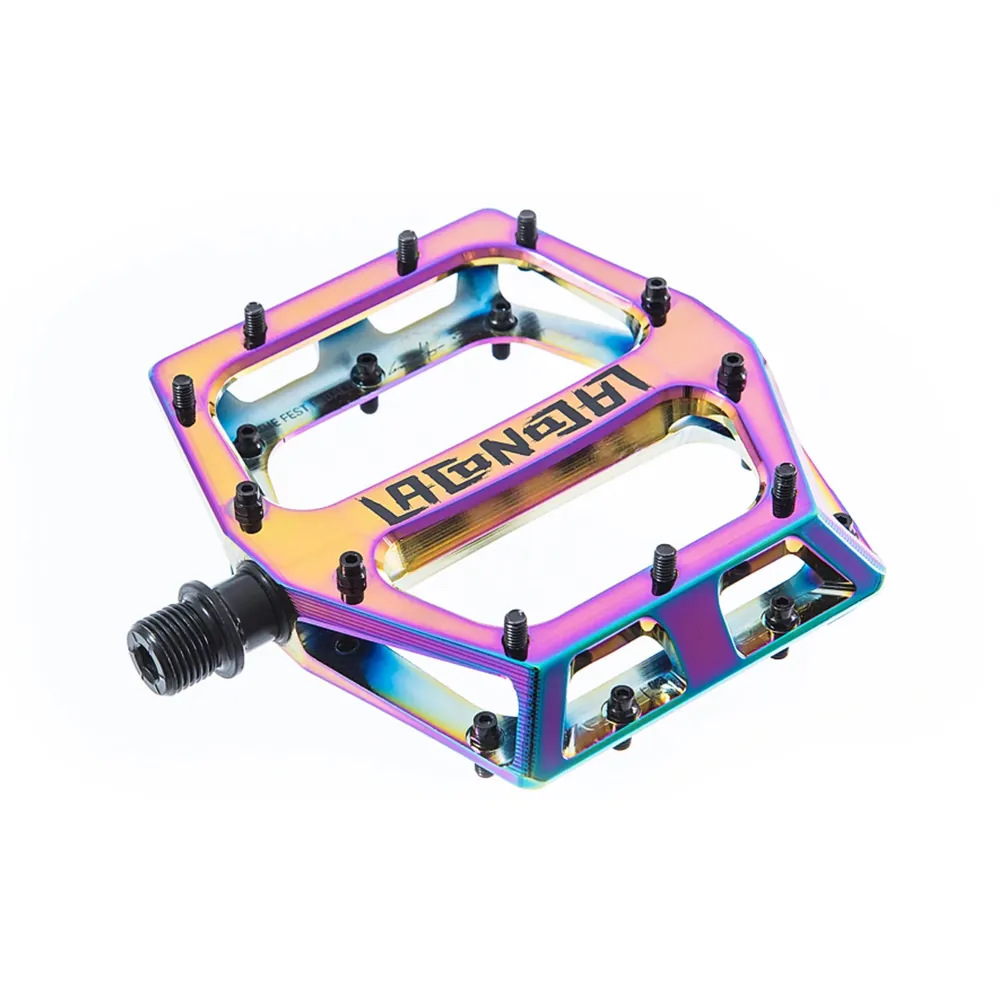 uPRISE Bikes DMR Vault Lacon Flat MTB Pedals - Oil Slick | Price match, 365 day return s, 18-Month Warranty, Finance Available & Free UK Delivery