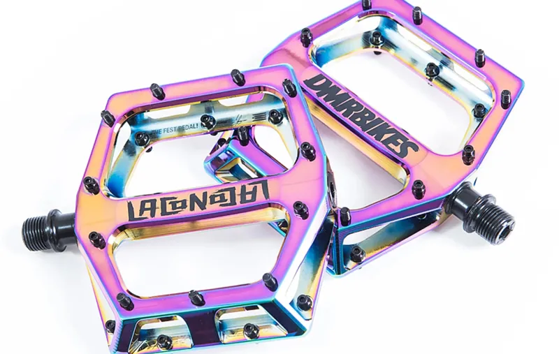 DMR Vault Lacon Flat MTB Pedals - Oil Slick-1