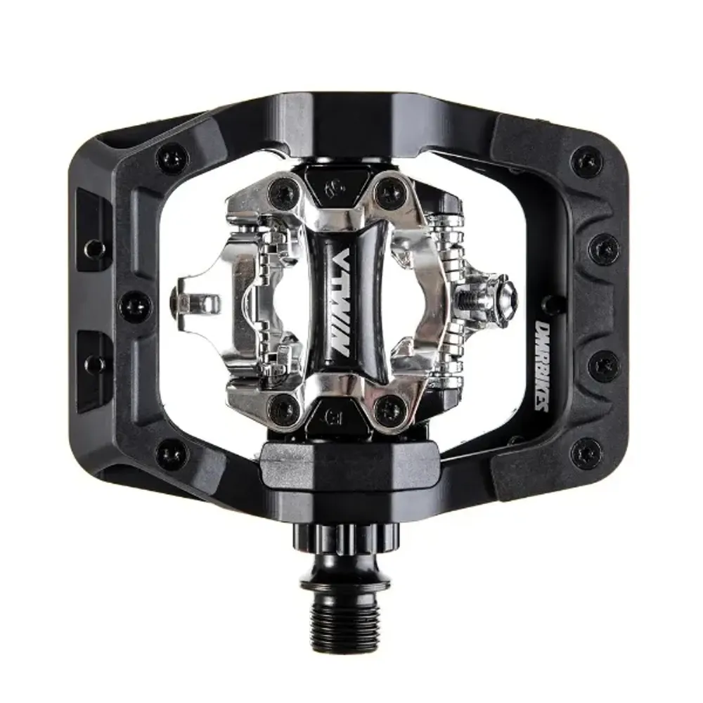 uPRISE Bikes DMR V-Twin Clipless MTB Pedals - Black | Price match, 365 day return s, 18-Month Warranty, Finance Available & Free UK Delivery