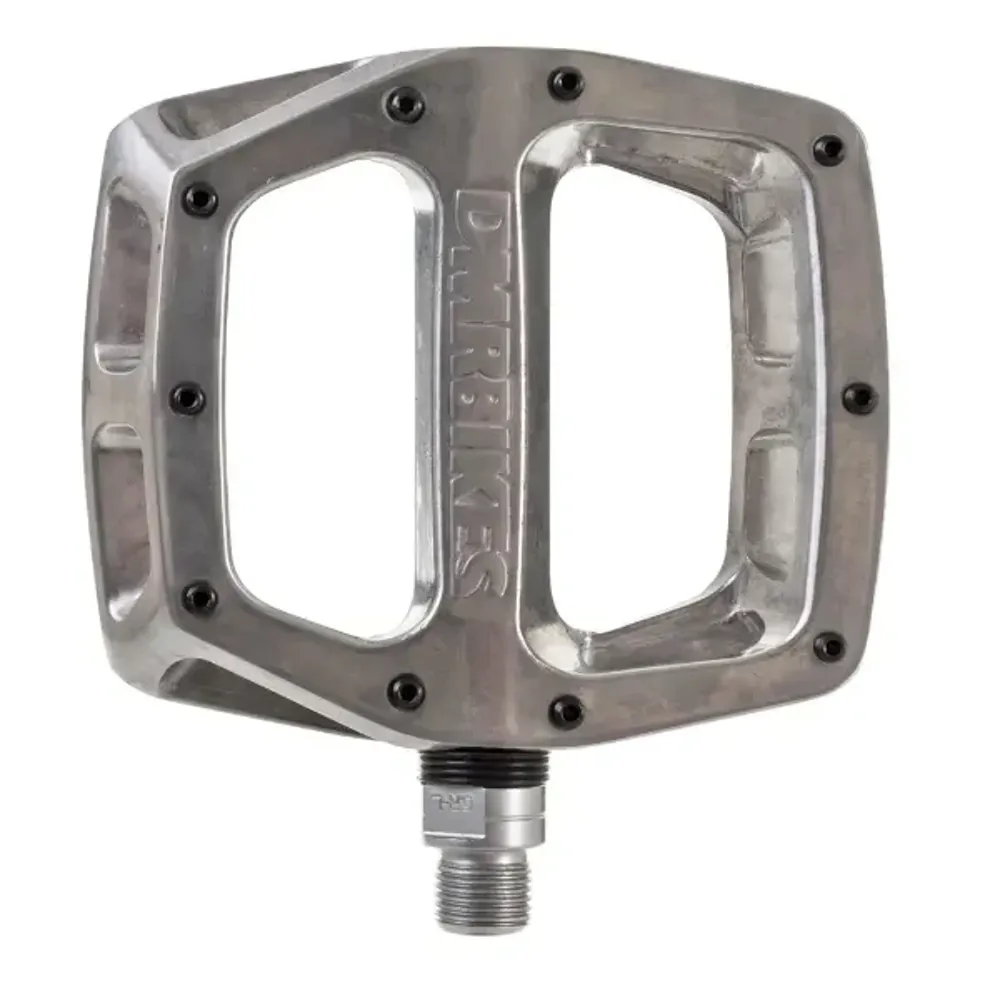 uPRISE Bikes DMR V12 Flat MTB Pedals - Polished Silver | Price match, 365 day return s, 18-Month Warranty, Finance Available & Free UK Delivery