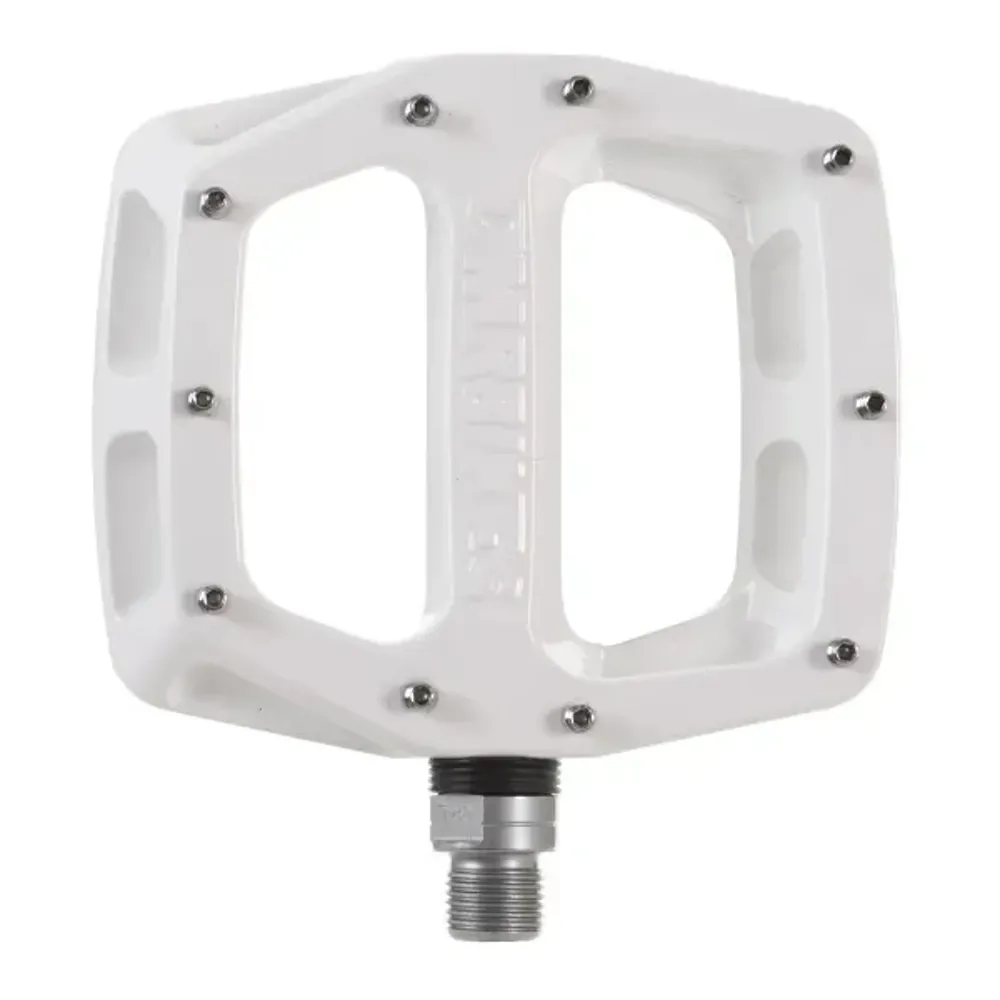 uPRISE Bikes DMR V12 Flat MTB Pedals - Pure White | Price match, 365 day return s, 18-Month Warranty, Finance Available & Free UK Delivery
