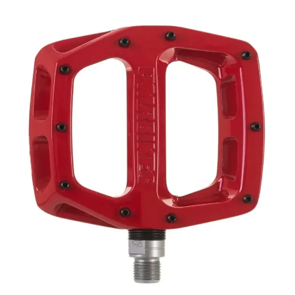 uPRISE Bikes DMR V12 Flat MTB Pedals - Red | Price match, 365 day returns, 18-Month Warranty, Finance Available & Free UK Delivery