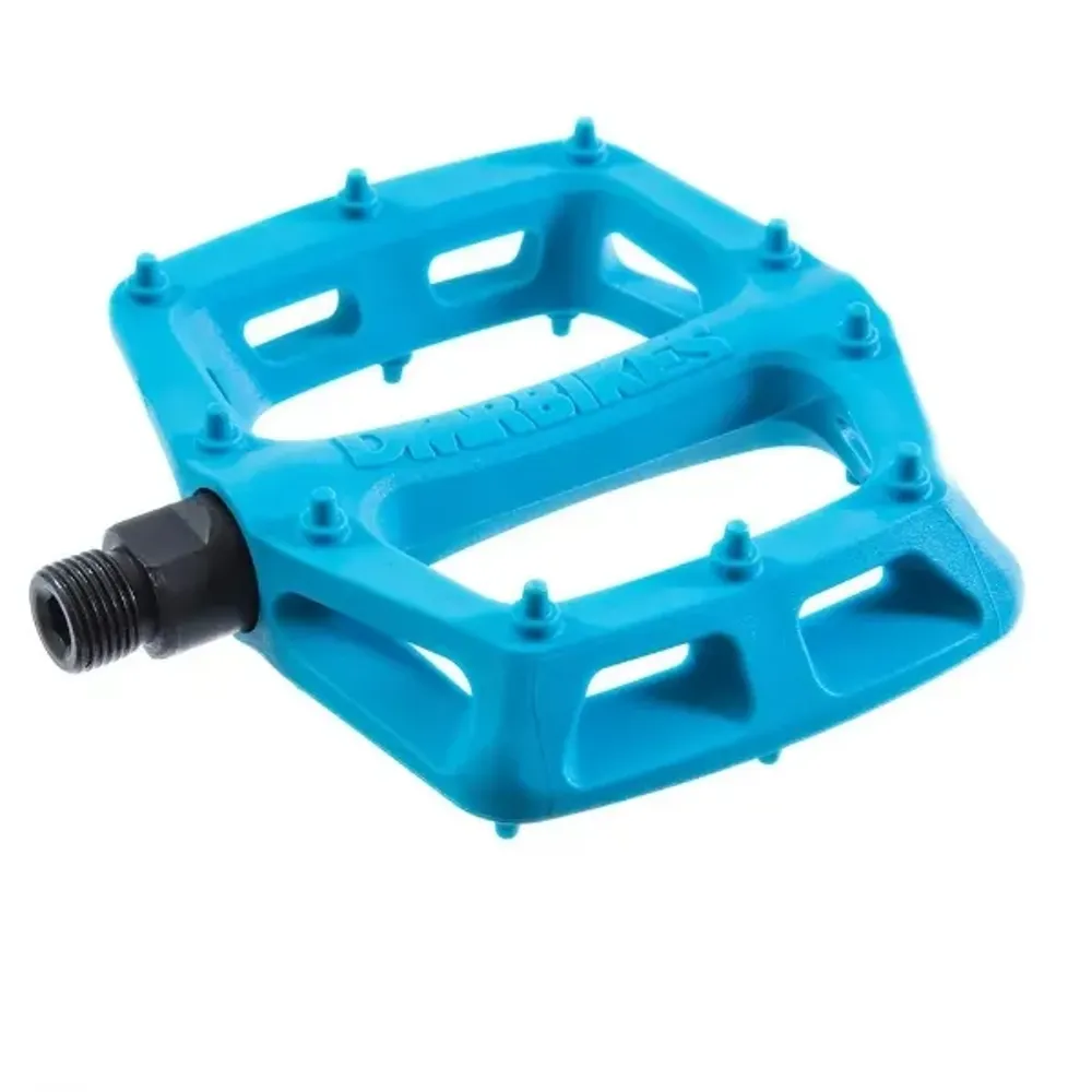 uPRISE Bikes DMR V6 Plastic Flat MTB Pedals - Blue | Price match, 365 day return s, 18-Month Warranty, Finance Available & Free UK Delivery