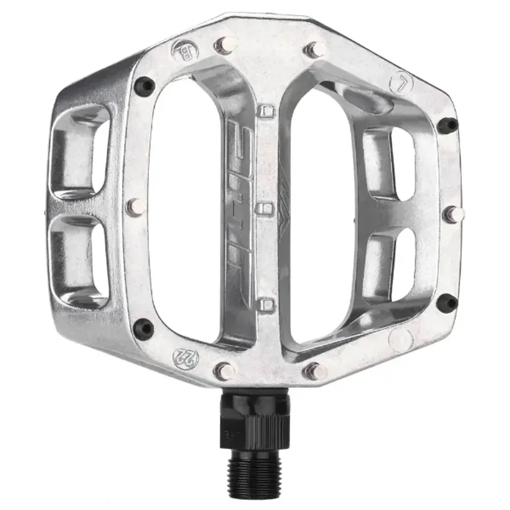 uPRISE Bikes DMR V8 Classic Flat MTB Pedals - Silver | Price match, 365 day return s, 18-Month Warranty, Finance Available & Free UK Delivery