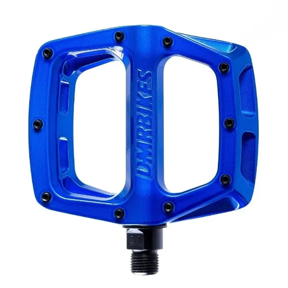 uPRISE Bikes DMR V8 Flat MTB Pedals - Electric Blue | Price match, 365 day returns, 18-Month Warranty, Finance Available & Free UK Delivery