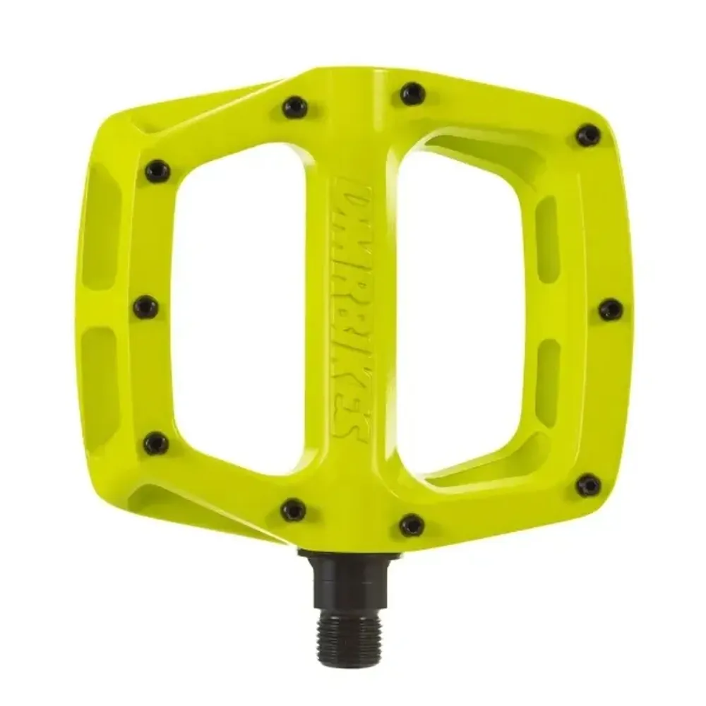 uPRISE Bikes DMR V8 Flat MTB Pedals - Lemon Lime | Price match, 365 day return s, 18-Month Warranty, Finance Available & Free UK Delivery