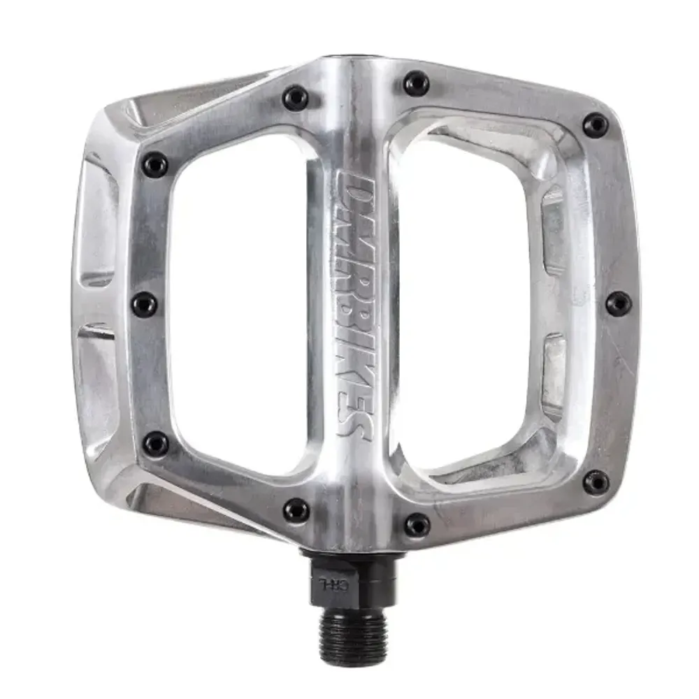 uPRISE Bikes DMR V8 Flat MTB Pedals - Polished Silver | Price match, 365 day return s, 18-Month Warranty, Finance Available & Free UK Delivery