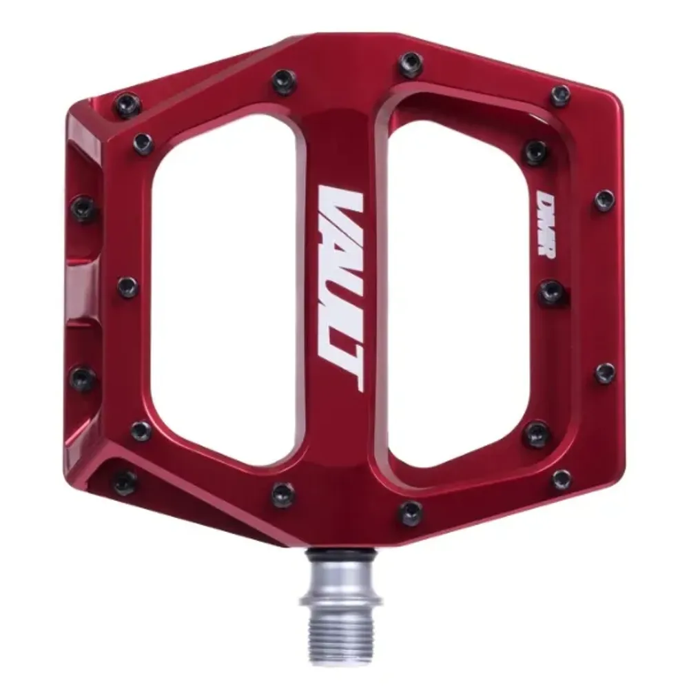 uPRISE Bikes DMR Vault Flat MTB Pedals - Deep Red | Price match, 365 day return s, 18-Month Warranty, Finance Available & Free UK Delivery