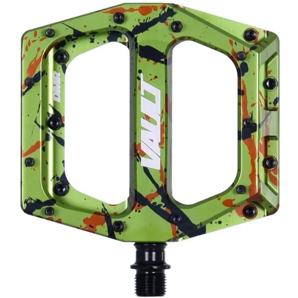 uPRISE Bikes DMR Vault Special Edition Flat MTB Pedals - Liquid Camo Green | Price match, 365 day return s, 18-Month Warranty, Finance Available & Free UK Delivery