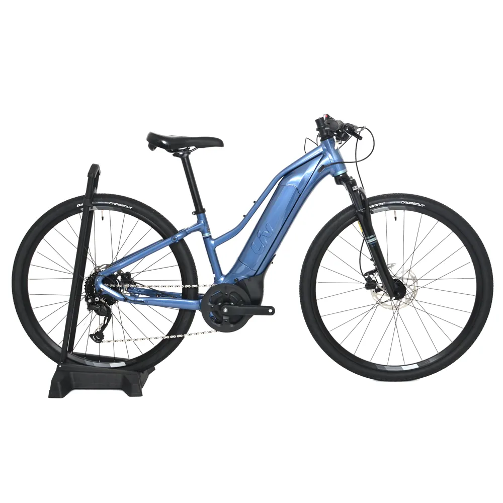 uPRISE Bikes Nearly New Liv Rove E+ Women's Electric Hybrid Bike - X-Small - Blue Ashes | Price match, 365 day return s, 18-Month Warranty, Finance Available & Free UK Delivery
