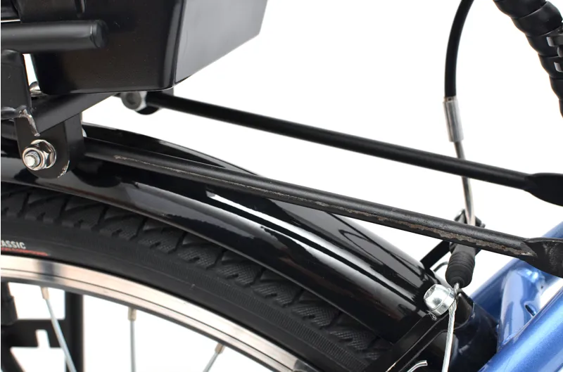 Nearly New Falcon Serene 2023 Electric Urban Hybrid Bike - Light Blue - 17 inch-1