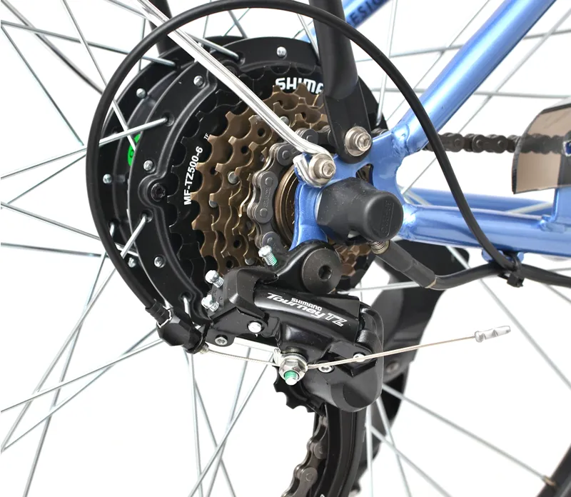 Nearly New Falcon Serene 2023 Electric Urban Hybrid Bike - Light Blue - 17 inch-5