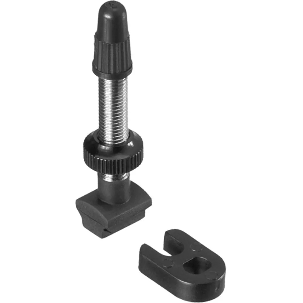 uPRISE Bikes Dt Swiss DT Swiss Tubeless Road Valve - Black 73mm | Price match, 365 day return s, 18-Month Warranty, Finance Available & Free UK Delivery