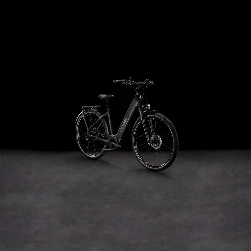 Cube Touring Hybrid Pro 625 Easy Entry 2024 Electric Bike - Black-1