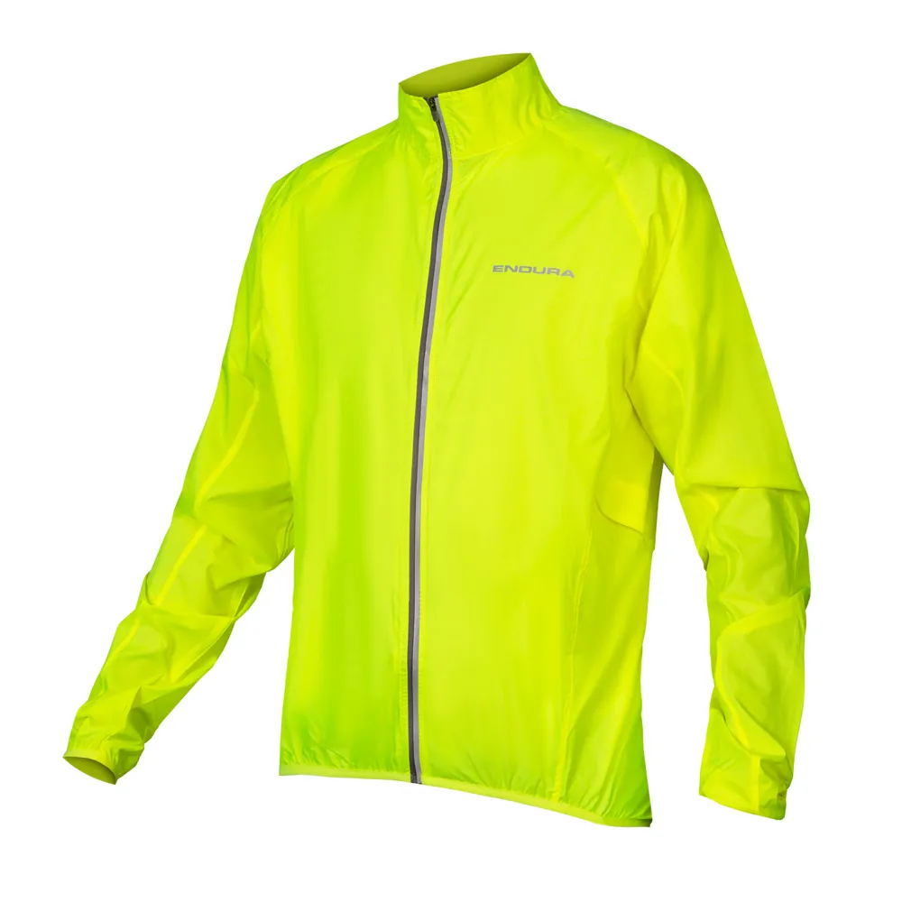 uPRISE Bikes Endura Pakajak Windproof Men's Jacket - Hi-Viz Yellow | Price match, 365 day return s, 18-Month Warranty, Finance Available & Free UK Delivery