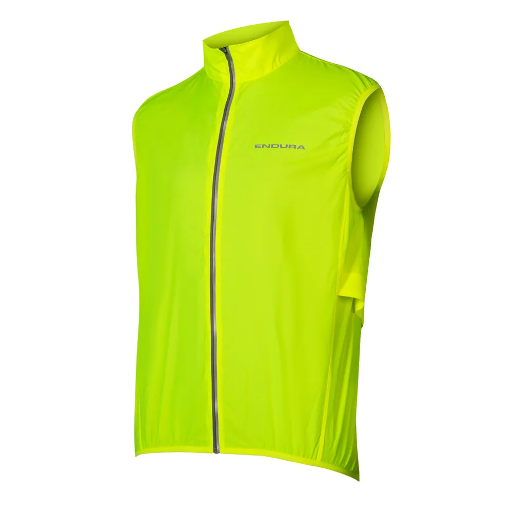 uPRISE Bikes Endura Pakagilet Windproof Gilet - Hi-Viz Yellow | Price match, 365 day return s, 18-Month Warranty, Finance Available & Free UK Delivery