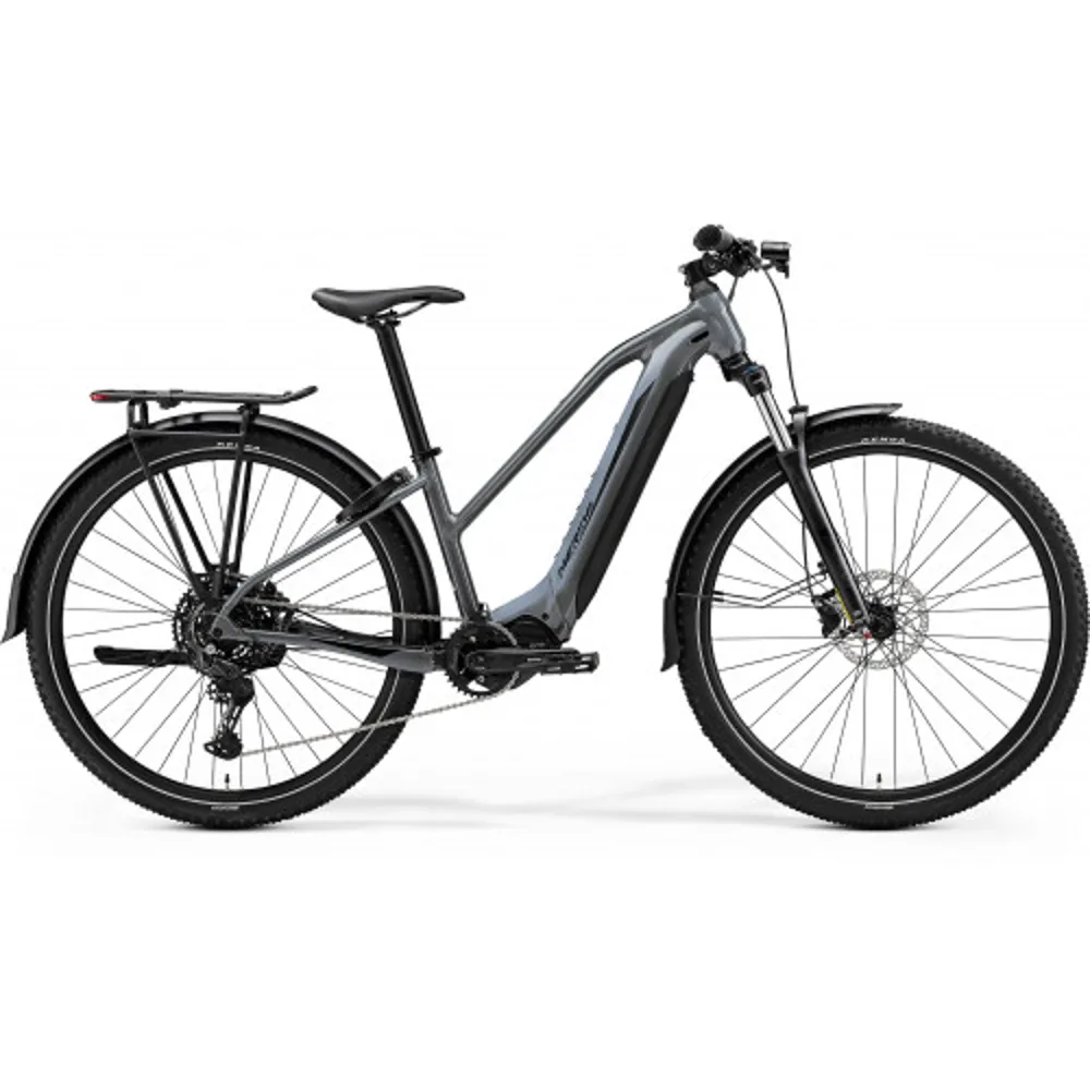 uPRISE Bikes Merida eBig Tour 400 2024 Hardtail Mountain Bike - Grey/Black | Price match, 365 day return s, 18-Month Warranty, Finance Available & Free UK Delivery
