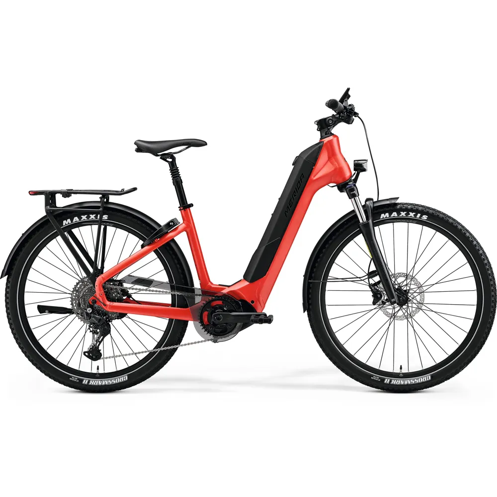 uPRISE Bikes Merida eSpresso CC 675 EQ 2024 Electric Hybrid Bike - Red/Black | Price match, 365 day return s, 18-Month Warranty, Finance Available & Free UK Delivery