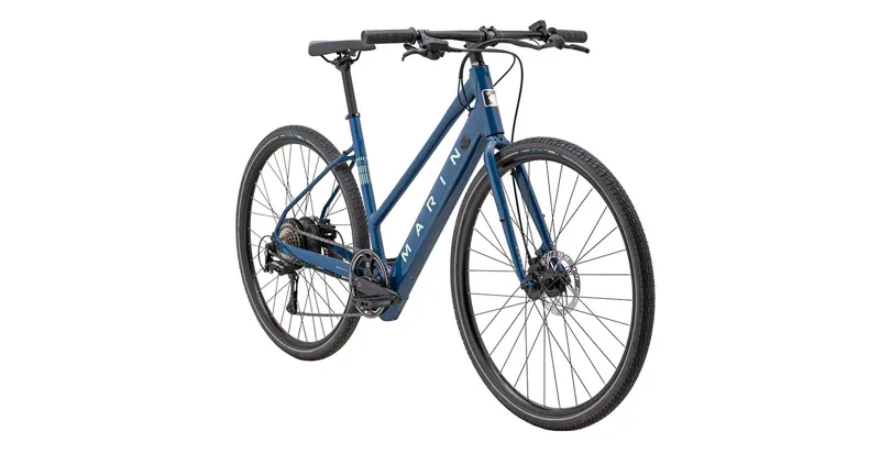 Marin Fairfax E ST 2024 Electric Hybrid Bike - Blue-1