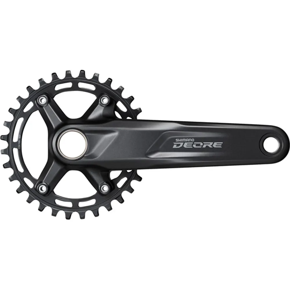 uPRISE Bikes Shimano FC-M5100 Deore 10/11-speed 52mm Chainline Chainset - Black | Price match, 365 day return s, 18-Month Warranty, Finance Available & Free UK Delivery