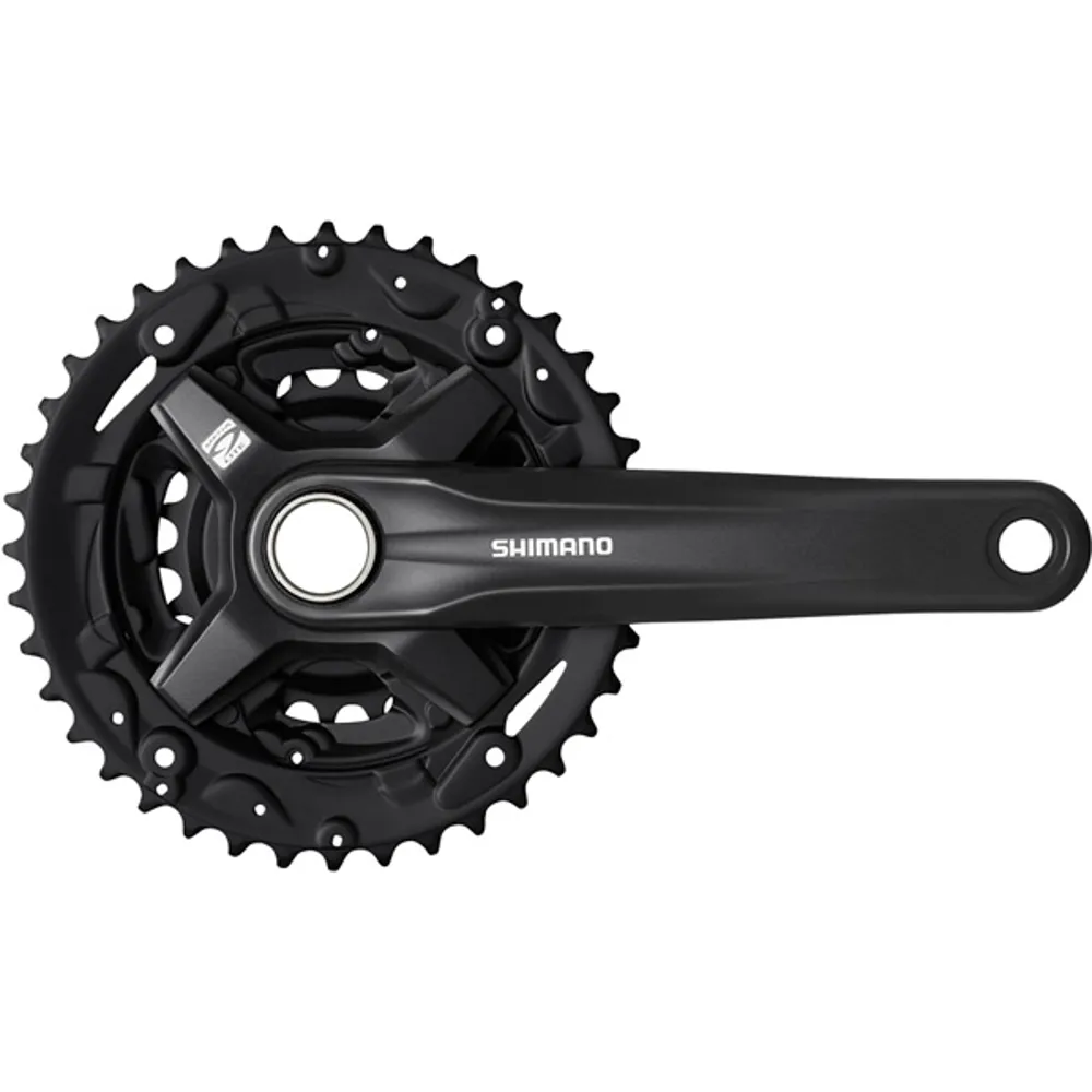 uPRISE Bikes Shimano FC-MT210 46/30T 9-speed w/o Chainguard Chainset - Black | Price match, 365 day return s, 18-Month Warranty, Finance Available & Free UK Delivery