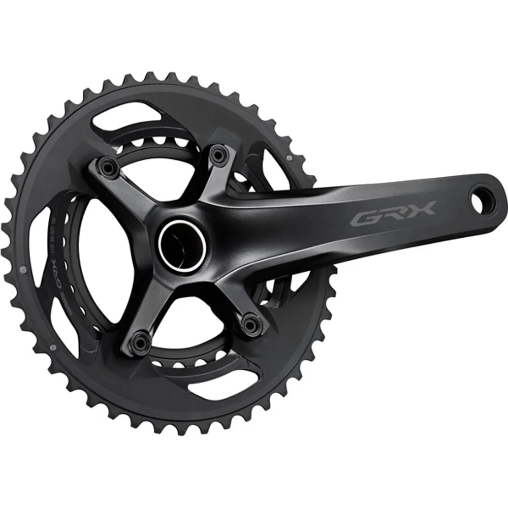uPRISE Bikes Shimano FC-RX600 GRX Chainset 46/30T Double 10spd - 2 piece - 165mm | Price match, 365 day return s, 18-Month Warranty, Finance Available & Free UK Delivery