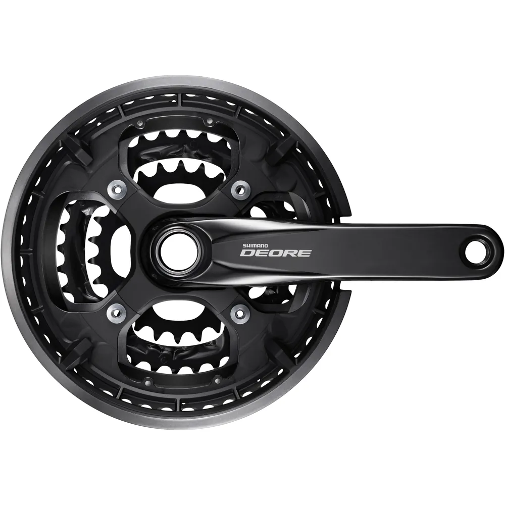 uPRISE Bikes Shimano FC-T6010 Deore 10-Speed Chainset With Chainguard - Black | Price match, 365 day return s, 18-Month Warranty, Finance Available & Free UK Delivery
