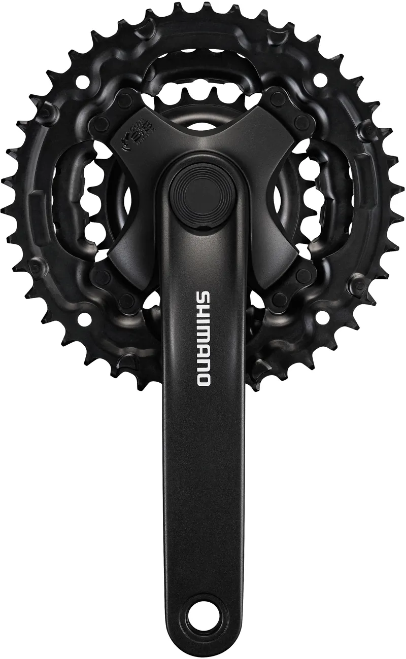 Shimano FC-TY301 42/34/24 6/7/8-speed 150mm Chainset - Black