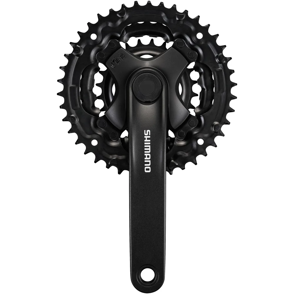 uPRISE Bikes Shimano FC-TY301 42/34/24 6/7/8-speed 150mm Chainset - Black | Price match, 365 day return s, 18-Month Warranty, Finance Available & Free UK Delivery