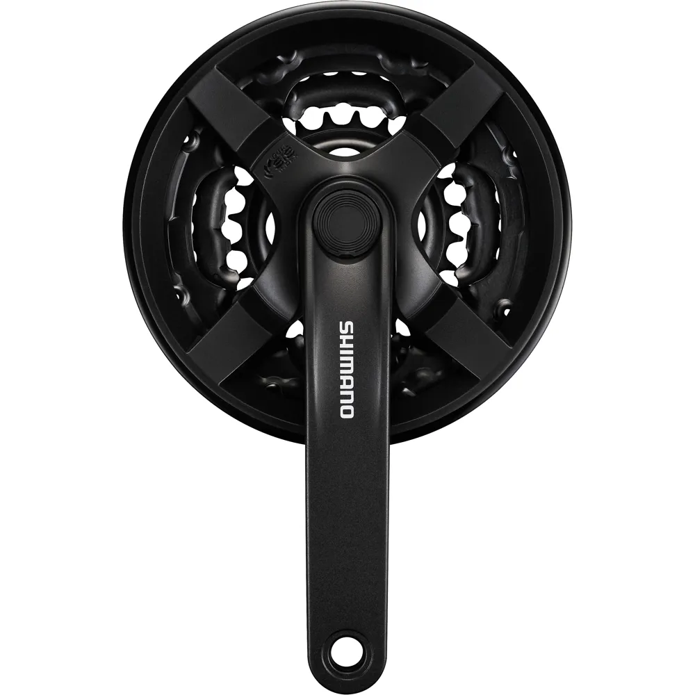 uPRISE Bikes Shimano FC-TY301 42/34/24 6/7/8-speed 150mm Cranks Chainguard Chainset | Price match, 365 day return s, 18-Month Warranty, Finance Available & Free UK Delivery